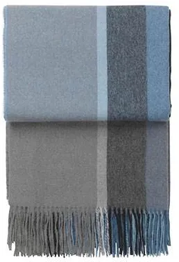 Elvang Manhattan plaid - Steel blue/dusty ocean